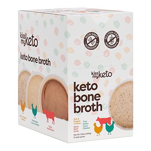 Kiss My Keto Bone Broth Powder Travel Packets — Collagen Protein