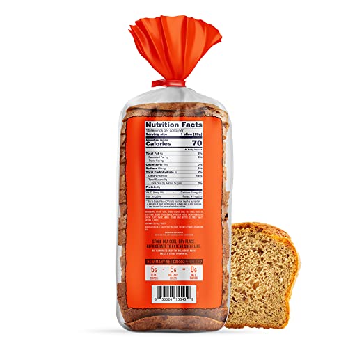 Kiss My Keto Bread Zero Carb 0g-Net – Wheat Bread Loaf, Low Ca...