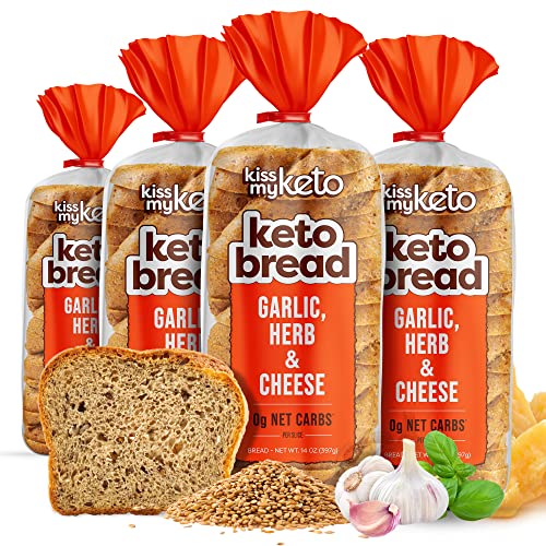 Kiss My Keto Bread Zero Carb 0g-Net – Wheat Bread Loaf, Low Ca...