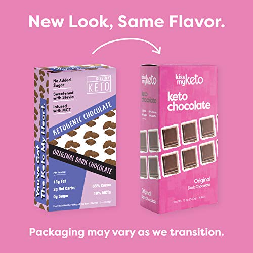 Kiss My Keto Chocolate — Low Carb 100% Sugar Free Chocolate Bars