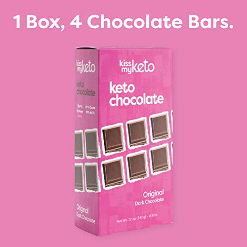 Kiss My Keto Chocolate — Low Carb 100% Sugar Free Chocolate Bars