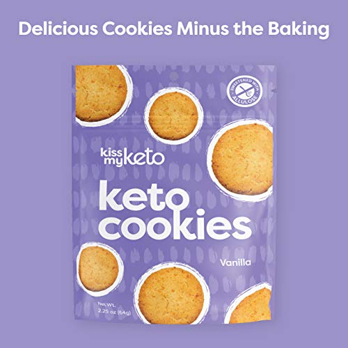 Kiss My Keto Cookies — Low Carb Cookies 3G Net, No Added Sugar