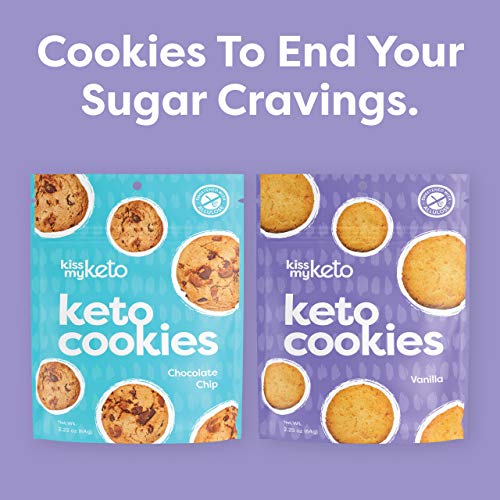 Kiss My Keto Cookies — Low Carb Cookies 3G Net, No Added Sugar