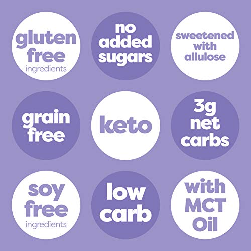 Kiss My Keto Cookies Vanilla Butter – 2g Net Low Carb Cookies, A...