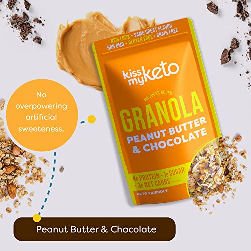 Kiss My Keto Granola Cereal – Peanut Butter Chocolate Keto Grano...