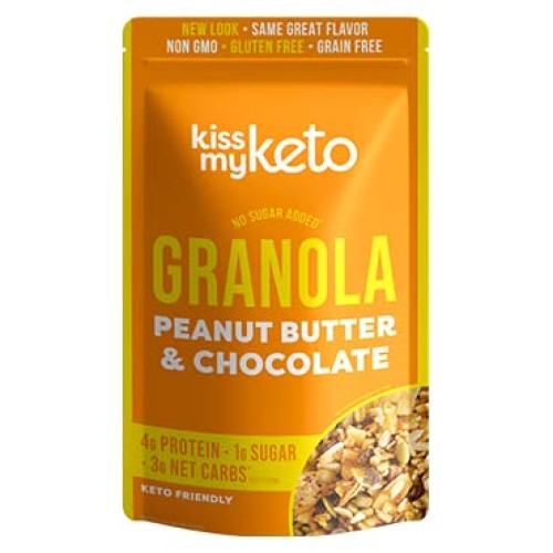 Kiss My Keto Granola Cereal – Peanut Butter Chocolate Keto Grano...