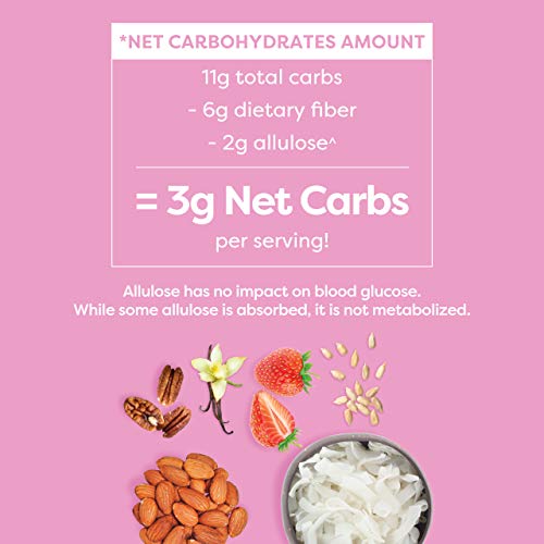 Kiss My Keto Granola Cereals Breakfast - Strawberry & Vanilla Gr...