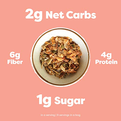 Kiss My Keto Nut Granola Breakfast Cereal - Coconut, Almond, Pec...