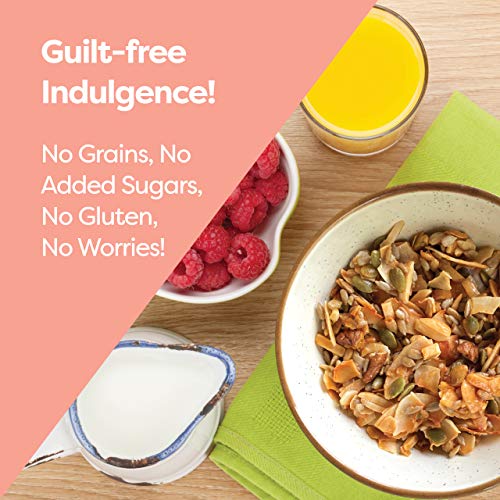 Kiss My Keto Nut Granola Breakfast Cereal - Coconut, Almond, Pec...