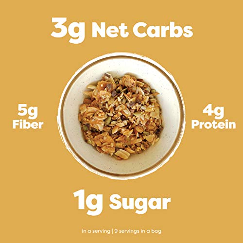 Kiss My Keto Nut Granola Breakfast Cereal - Nut Butter & Chocola...