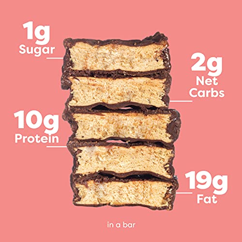 Kiss My Keto Salted Caramel Protein Bars – 1g Sugar, 9g Protein ...