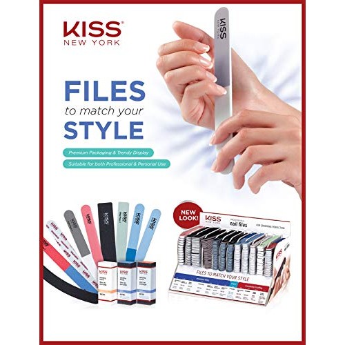 Kiss Shortening File 80 Extra Coarse / 180 Medium F231 - Pack Of 12