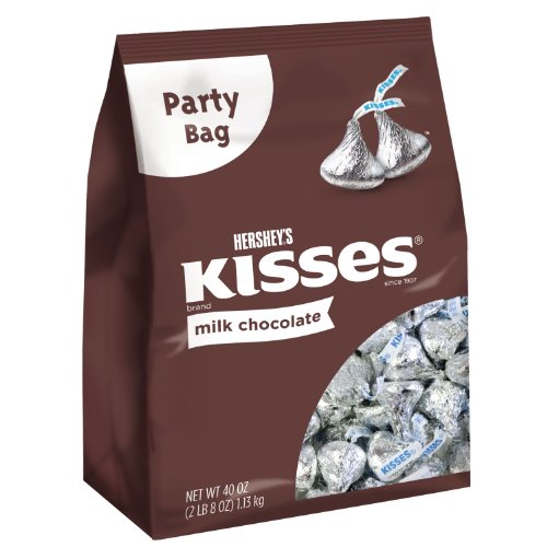 Hersheys Kisses, Milk Chocolate, 40-Ounce Packages Pack Of 2