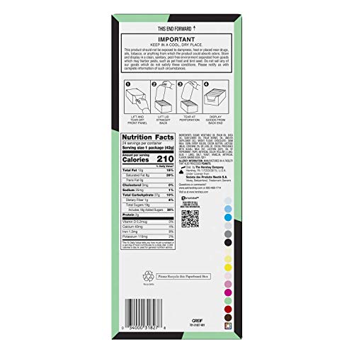 Kit Kat Duos Holiday Dark Chocolate Mint Christmas Candy Bars, 1