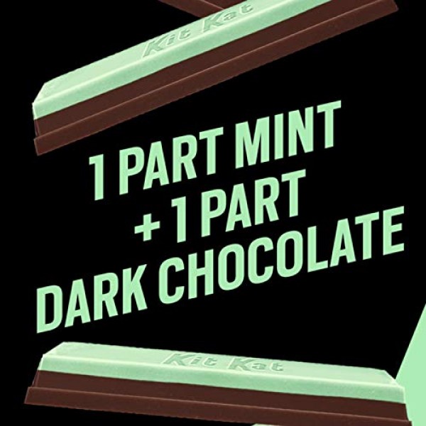 Kit Kat Duos Holiday Dark Chocolate Mint Christmas Candy Bars, 1...