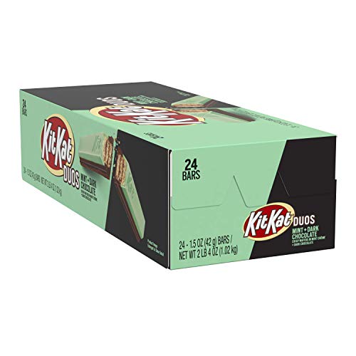 Kit Kat Duos Holiday Dark Chocolate Mint Christmas Candy Bars, 1