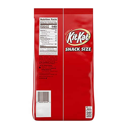 Kit Kat Snack Sized Milk Chocolate Candy Bars, 66 Pieces