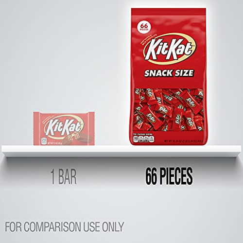 Kit Kat Snack Sized Milk Chocolate Candy Bars, 66 Pieces