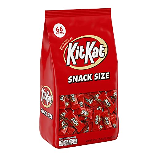 Kit Kat Snack Sized Milk Chocolate Candy Bars, 66 Pieces