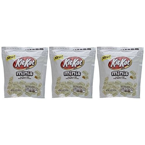 Hersheys, Kit Kat, Minis, White Chocolate Covered Wafer Candie Hersheys, Kit Kat, Minis, White Chocolate Covered Wafer Candie