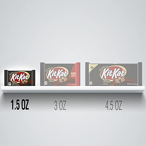 Kit Kat Dark Chocolate Candy, 1.5 Ounce, Full Size Bars, 24 Count