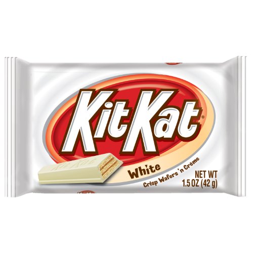 Kit Kat White Creme Wafer Bars Candy, 1.5 Ounce Box Of 24