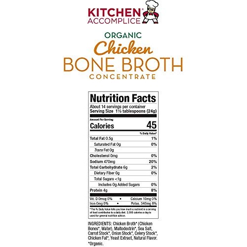 Kitchen Accomplice Bone Broth, Chicken, 12 Oz