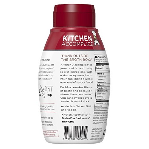 Kitchen Accomplice Reduced Sodium Chicken Broth Concentrate, 12