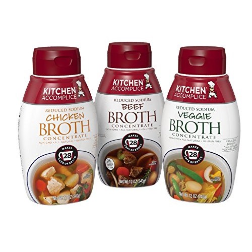 Kitchen Accomplice Reduced Sodium Chicken Broth Concentrate, 12