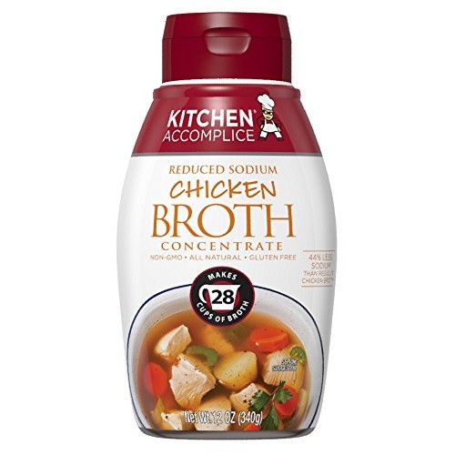 Kitchen Accomplice Reduced Sodium Chicken Broth Concentrate, 12