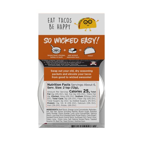 Kitchen Accomplice Wicked Tasty Taco, Carne Asada Simmer Sauce, ...