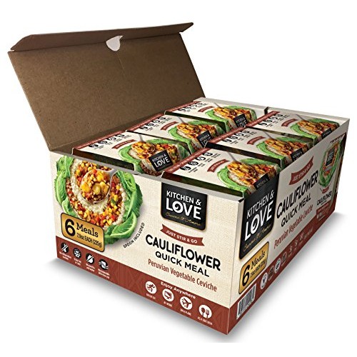 Cauliflower Quick Meal Peruvian Vegetable Ceviche6 Pack Cuci