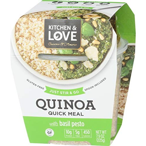 Kitchen &Amp; Love Basil Pesto Quinoa Quick Meal 6-Pack | Gluten-Fre
