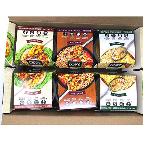 Kitchen &Amp; Love Best Sellers Variety Box 6-Pack | Vegan, Ready-To