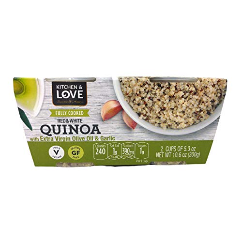 Kitchen &Amp; Love Fully Cooked Red &Amp; White Quinoa Extra Virgin Oliv