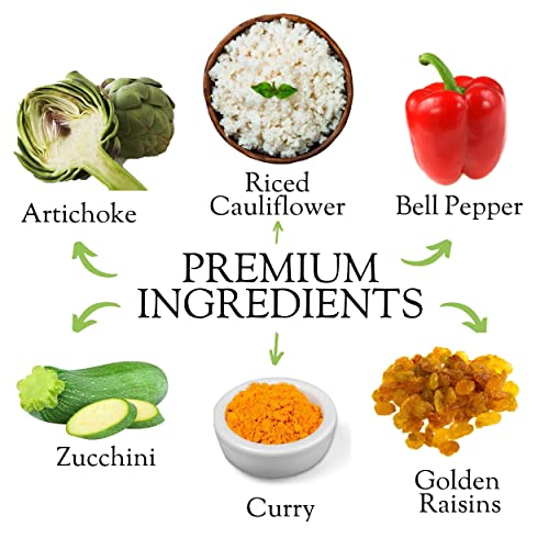 Kitchen &Amp; Love Indian Vegetable Curry Cauliflower Quick Meal 6-P