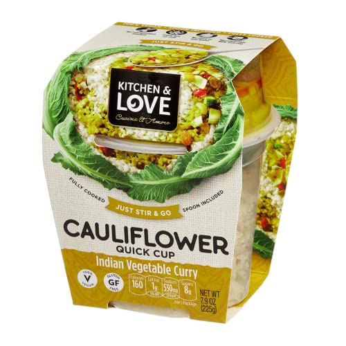 Kitchen &Amp; Love Indian Vegetable Curry Cauliflower Quick Meal 6-P
