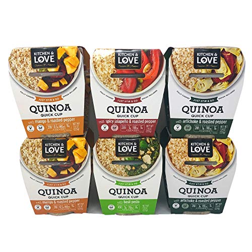 Kitchen &Amp; Love Quinoa Quick Meal Variety Box 6-Pack | Gluten Fre