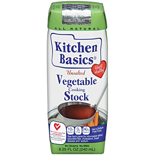 Kitchen Basics All Natural Unsalted Vegetable Stock, 8.25 Fl Oz