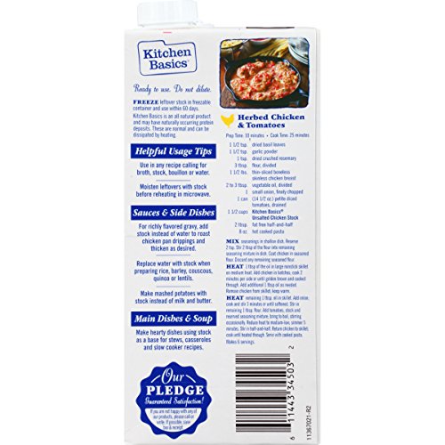 Kitchen Basics No Salt Chicken Stock, 32 Oz