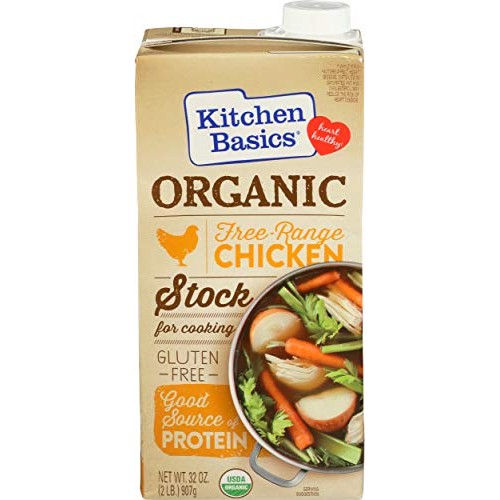 Kitchen Basics Organic Free Range Chicken Stock, 32 Fl Oz