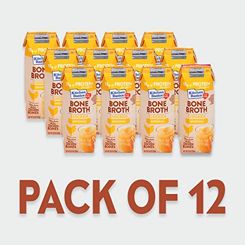 Kitchen Basics Original Chicken Bone Broth, 8.25 Oz Pack Of 12
