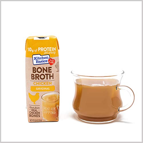 Kitchen Basics Original Chicken Bone Broth, 8.25 Oz Pack Of 12