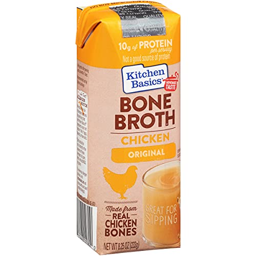 Kitchen Basics Original Chicken Bone Broth, 8.25 Oz Pack Of 12