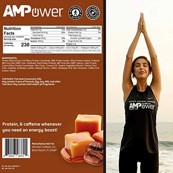 AMPower Energy Bars low calorie – Gluten Free Snacks, Low Sugar ...