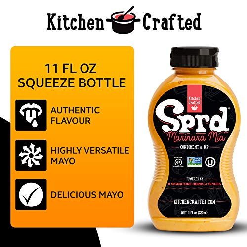 Kitchen Crafted Marinara Mia Mayo Spread – 11 Fl Oz Squeeze Bott