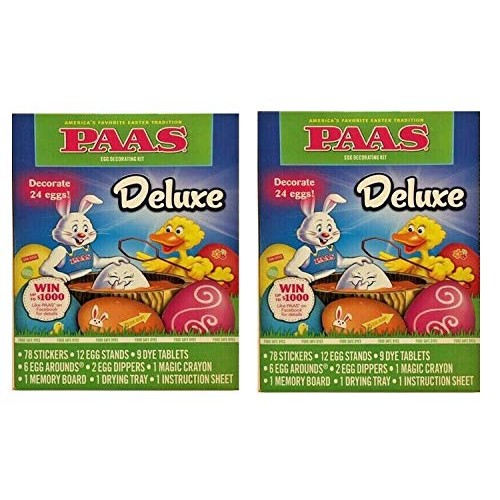Paas Deluxe Egg Decorating Kit Set Of 2 Easter Egg Decorating