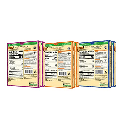 Kitchens of India Curry Paste Combo for Butter Chicken Curry, Ti... Kitchens of India Curry Paste Combo for Butter Chicken Curry, Ti...