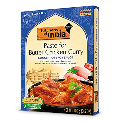 Kitchens Of India Paste, Butter Chicken Curry, 3.5-Ounces, Pack