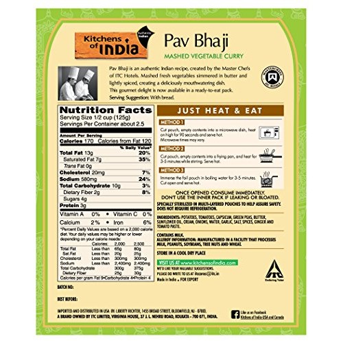 Kitchens Of India Ready To Eat Dinner Variety Pack, 10-Ounces P